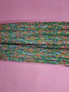 Floral Green Maxi Dress