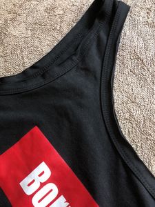 Women Black Crop Top