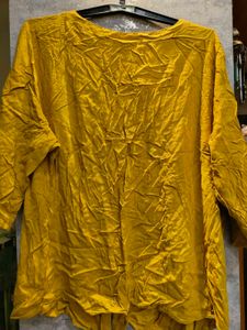 Mustard Button-Up Top