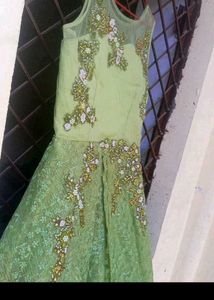 Elegant Green Ethnic Gown