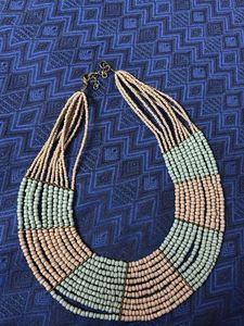 Bohemian Beaded Statement Necklace