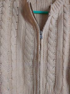 Cropped Knit Cardigan
