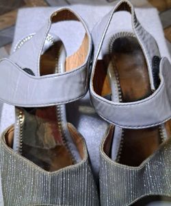 Elegant Silver Heels