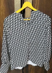 long sleeve Printed Top