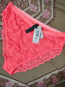 Coral Lace Panties (39-41)