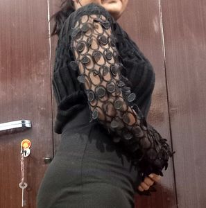 Sweater With Designer Sleeves 🔥🥳👌