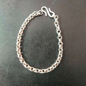 Pure Silver Link Chain ⛓️ Bracelet For Man& Women.