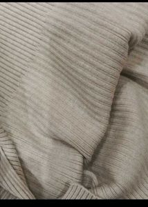 Beige Quarter Zip Pullover