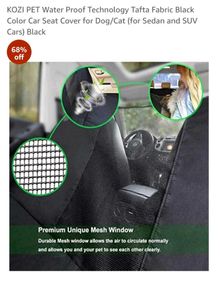 Pet Car Seat Cover