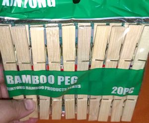 Bamboo Pegs - 20 Pack