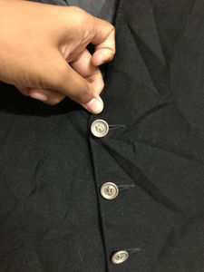 Black Formal Waistcoat