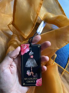 Orange Orgenza Mesh Top With That Inner