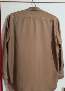 Mens Formal Shirt Brown Color