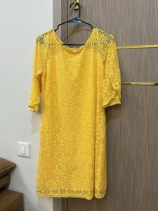 Yellow Lace Dress