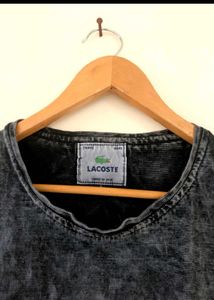 Lacoste Graphic Tee - Black Wash