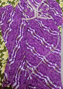Elegant Purple Kurta Set