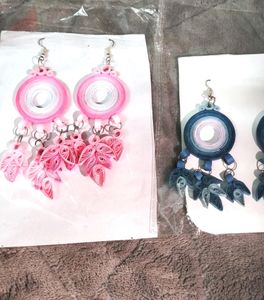 Handmade Paper Quilling Earrings