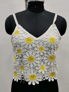 Daisy Crochet Crop Top