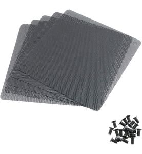 HASTHIP® 5pcs 12cm PC Fan Dust Filter Black Square