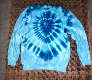 Tie Dyed Blue Sweater