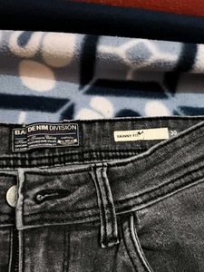 Stylish Gray Denim Jeans