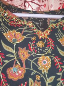 Beautiful Katdana Work Kurti