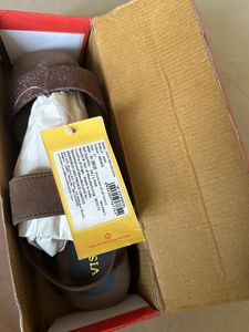 Brown Glittery Flats