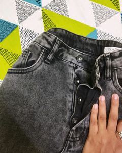 Alert🚨New WithoutTag CharcoalGrey Mini Denim Skir