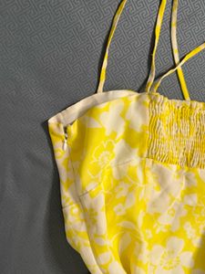 Yellow Flowy Dress