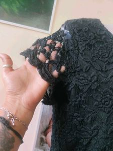 Black Lace Top