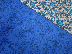 Like New Blue Colour Double Bedsheet Cotton