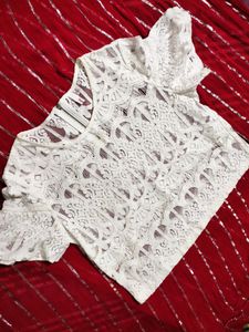 White Korean Top