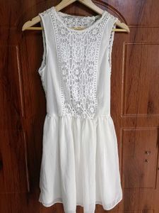 Zara Crochet Mini Dress