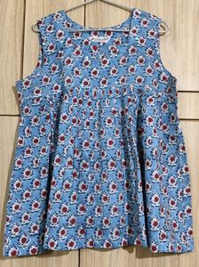 Kanaash Blue Top With Motifs