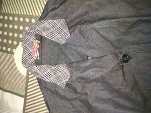Women Winter Grey Jacket Light Weight In Coins