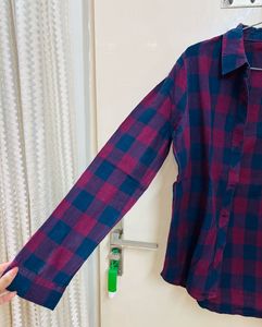 Only Checked Flannel Shirt