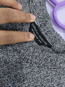Dorothy Perkins Grey Asymmetric Sweater