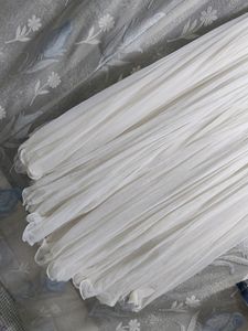 flaired white ghaghara