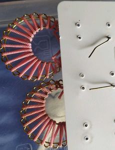 Pink Threaded Earrings