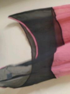 Pink And Black Colour Used Kurti