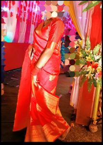 Weeding Wear Silk Saree With Blouse