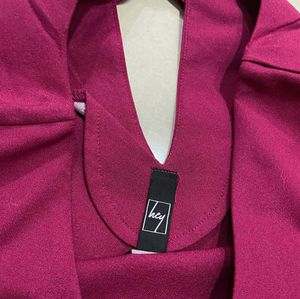 HEY Brand Magenta Bell Sleeves Top