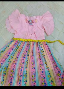 Pink Frock Cute Girls Dress