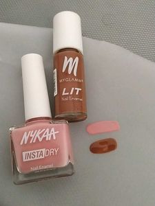 Nykaa &amp; MyGlamm Nail Polish Duo
