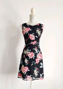 Vintage Printed Dress