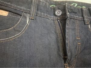 Vintage Dark Wash Denim Jeans