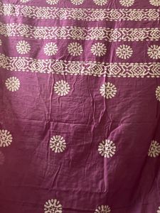 Purple Batik Print Fabric