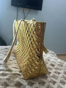 Golden Tote Bag
