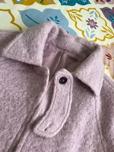 Pastel Purple Wool Coat