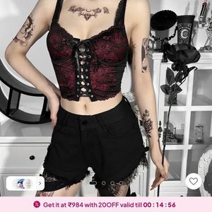 Red Corset Top